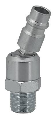 Nippel svivlande 1/4'', NIPPEL SVIVEL MED GUMMI 1/4 SB - - 2