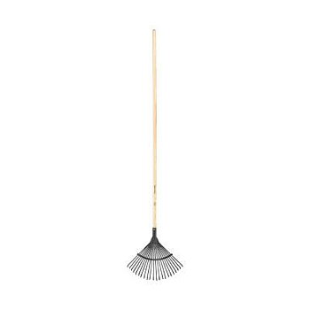 Lövräfsa Solid stål 22 med flata pinnar Fiskars, LÖVRÄFSA FISKARS SOLID SVART 22 FLATA PINNAR