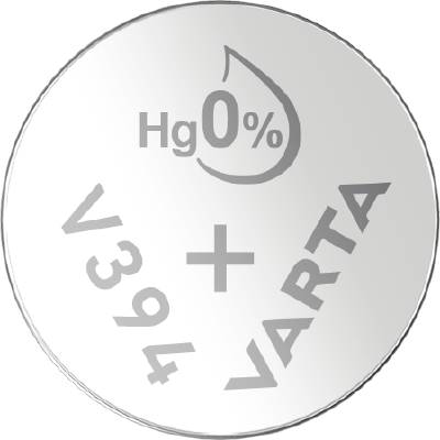 Knappceller silveroxid, BATTERI VARTA KNAPPCELL SILVEROXIDERAT UR V394 SR45 1,55V
