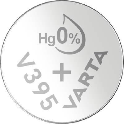 Knappceller silveroxid, BATTERI VARTA KNAPPCELL SILVEROXIDERAT UR V395 SR57 1,55V