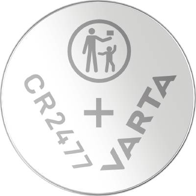 Knappceller litium Varta, BATTERI VARTA KNAPPCELL LITHIUM CR2477