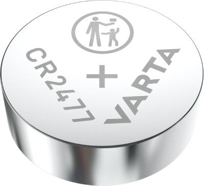 Knappceller litium Varta, BATTERI VARTA KNAPPCELL LITHIUM CR2477 - 2
