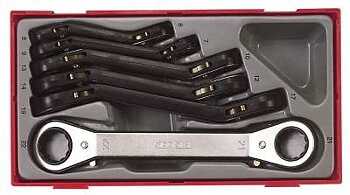 6 delars Ringspärrnyckelsats Teng Tools TTRORS, RINGSPÄRRNYCKELSATS 6 DELAR