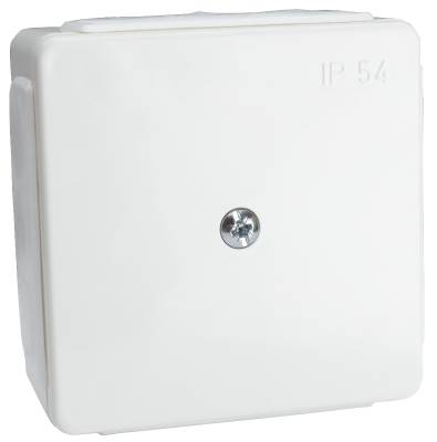 Kopplingsdosa utan plint Malmbergs, KOPPLINGSDOSA UTAN PLINT MALMBERGS IP54 VIT 83X83MM