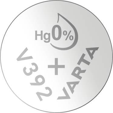 Knappceller silveroxid, BATTERI VARTA KNAPPCELL SILVEROXIDERAT UR V392 SR41 1,55V
