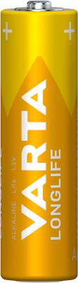 Alkaliska batterier Longlife, BATTERI VARTA LONGLIFE ALKALISKT LR06 AA 1,5V