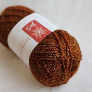 122 (Dark mixed orange) 2ply Jumper Weight J&S