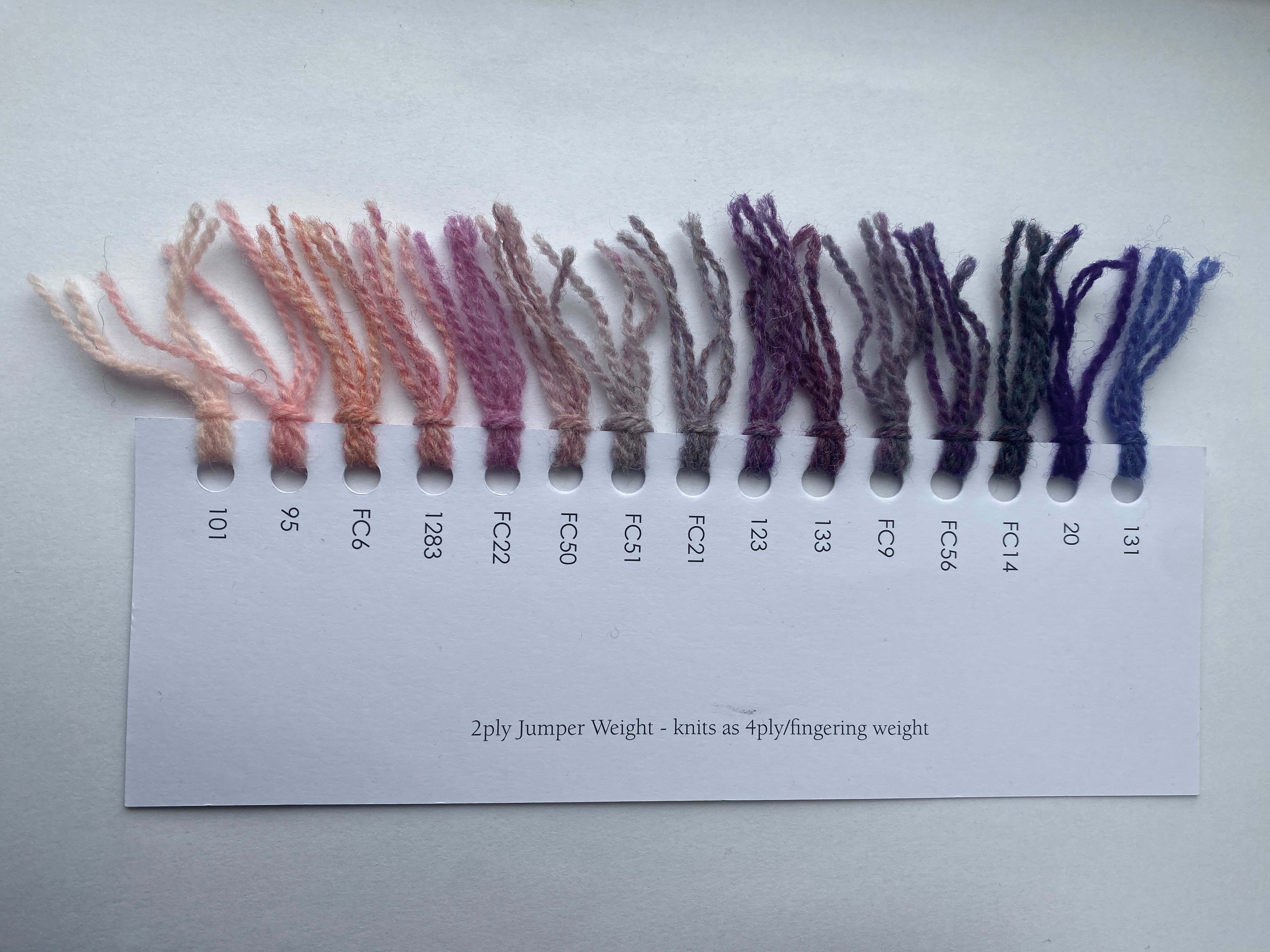 123 (Cool mid purple) 2ply Jumper Weight J&S - 2