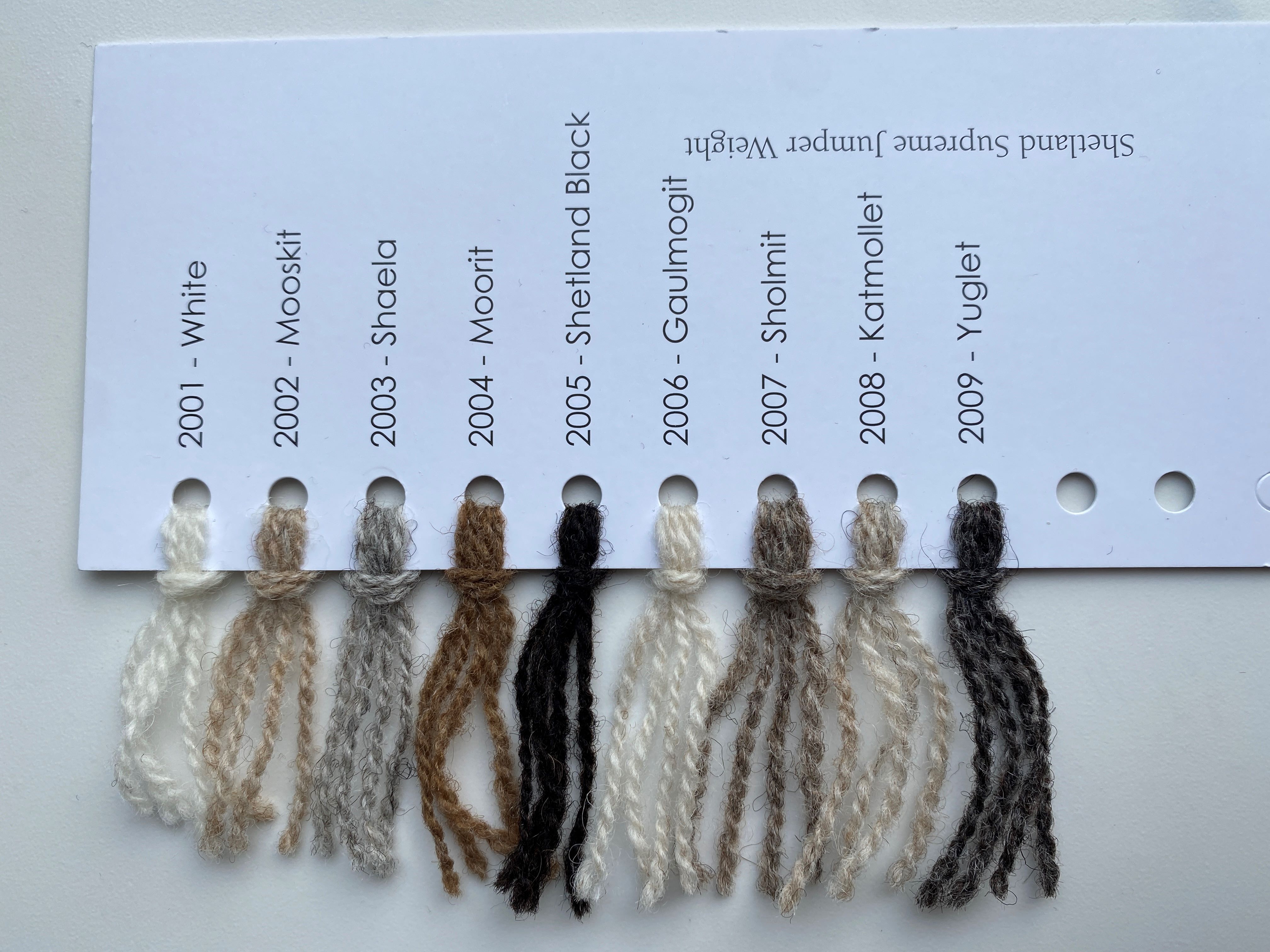 2003 (Shaela) Shetland supreme jumper weight, 50g - 2