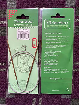 ChiaoGoo Bamboo Circular 80 cm 2,0 mm