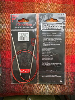 ChiaoGoo Red Lace rundsticka stål 4,0 mm, 80 cm