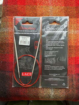 ChiaoGoo Red Lace rundsticka stål 5,0 mm, 80 cm