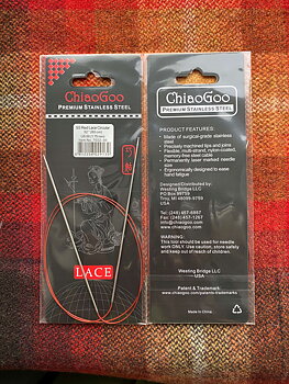 ChiaoGoo Red Lace rundsticka stål 1,75 mm, 80 cm