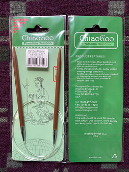 ChiaoGoo Bamboo Circular 80 cm 5,5 mm