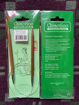 ChiaoGoo Bamboo Circular 80 cm 6,5 mm