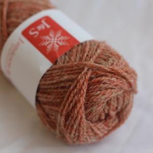 1284 (Light marled peach orange) 2ply Jumper Weight J&S