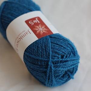 142 (Dark azure blue) 2ply Jumper Weight J&S