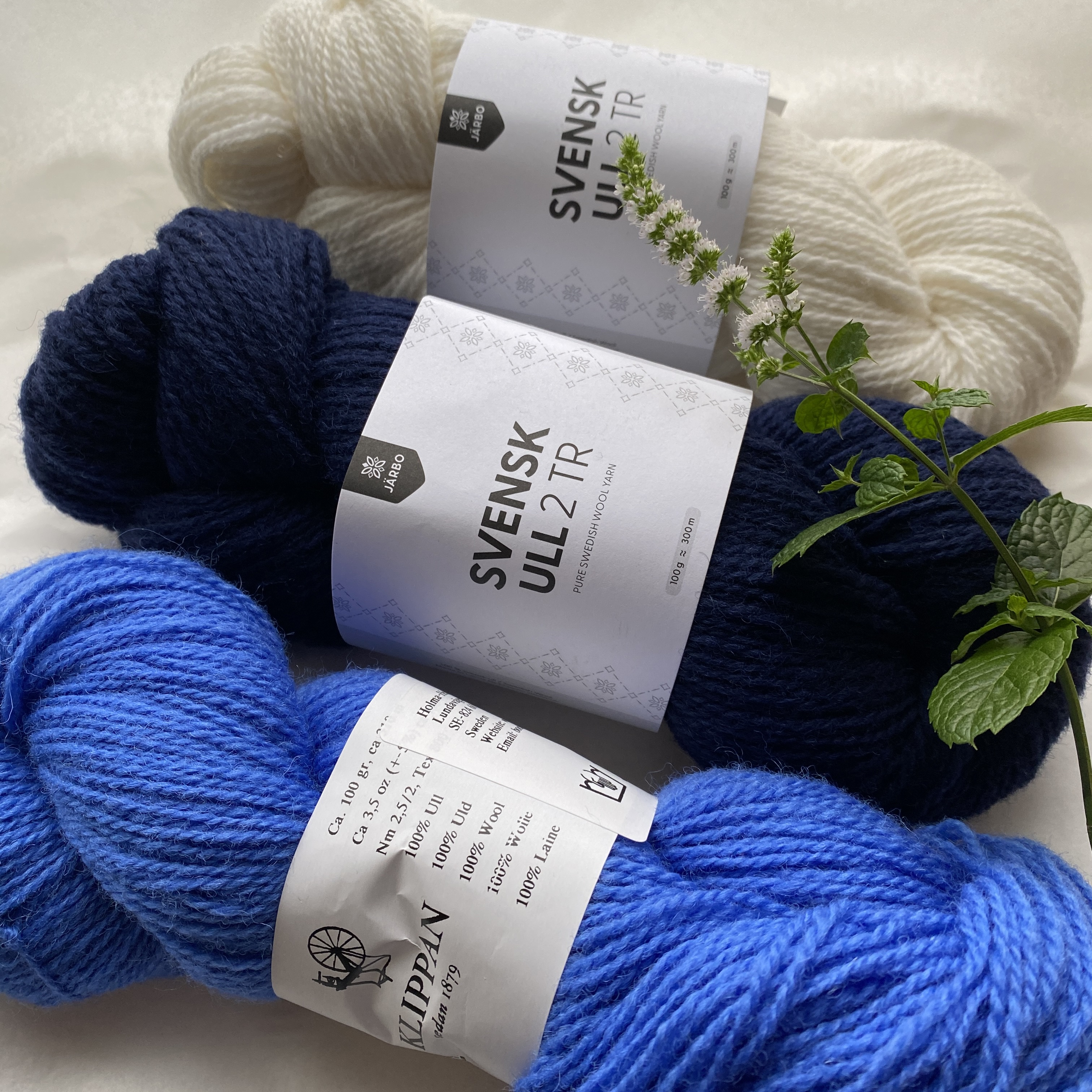 Järbo Svensk Ull 2 tr Pure white 100g - 3