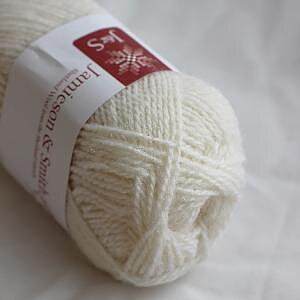 1 (optiskt vit) 2ply Jumper Weight J&S