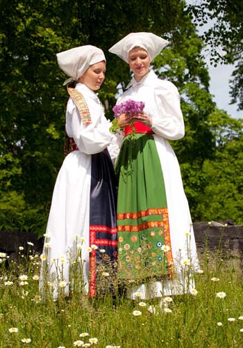 Högtidsdräkt Vingåker och Österåker, sommar - 3