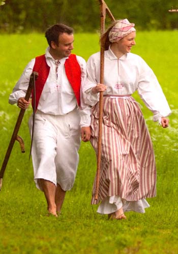 Vardagsdräkt Vingåker och Österåker, sommar - 3