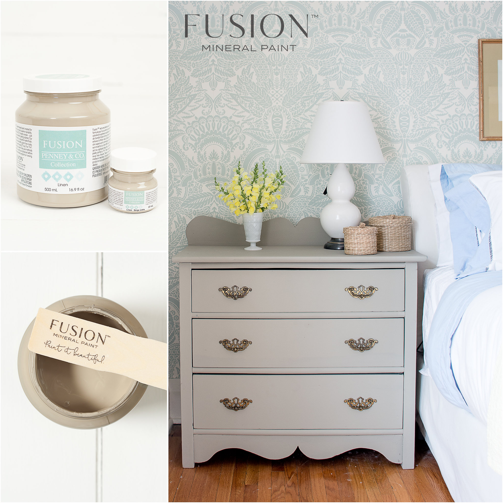 Fusion Mineral Paint Linen  - 5