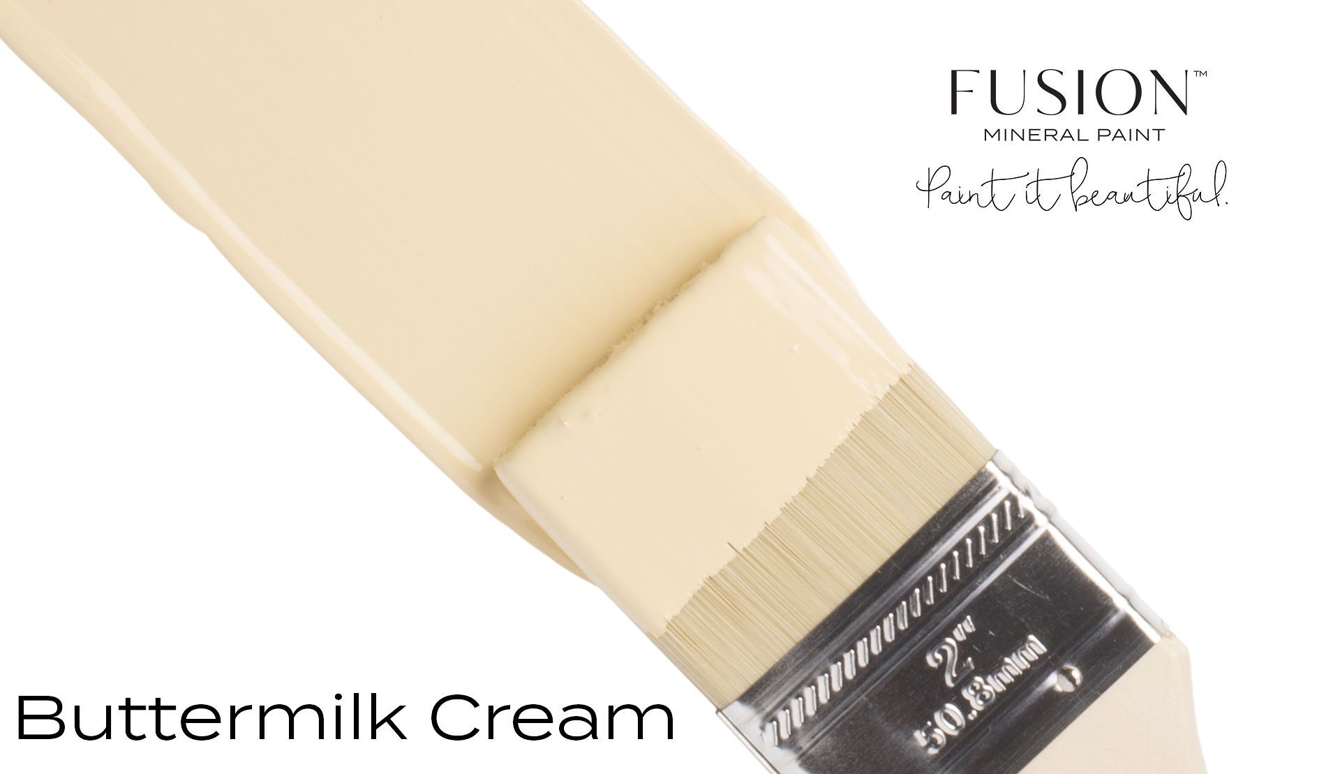 Fusion Mineral Paint Buttermilk Cream - 2