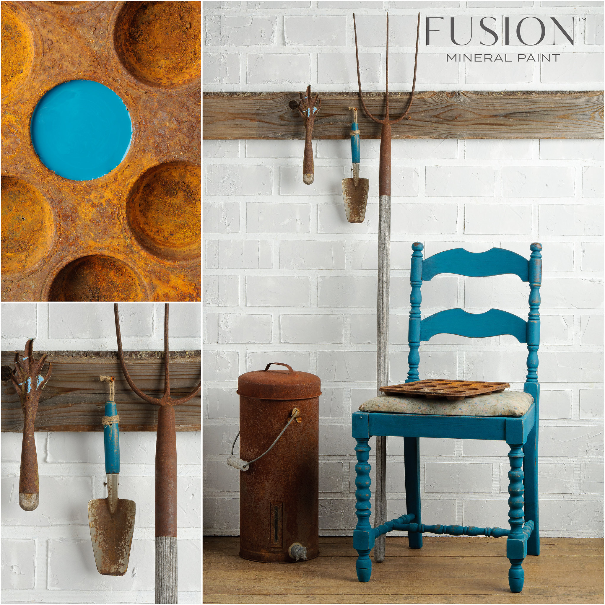 Fusion Mineral Paint Renfrew Blue - 6