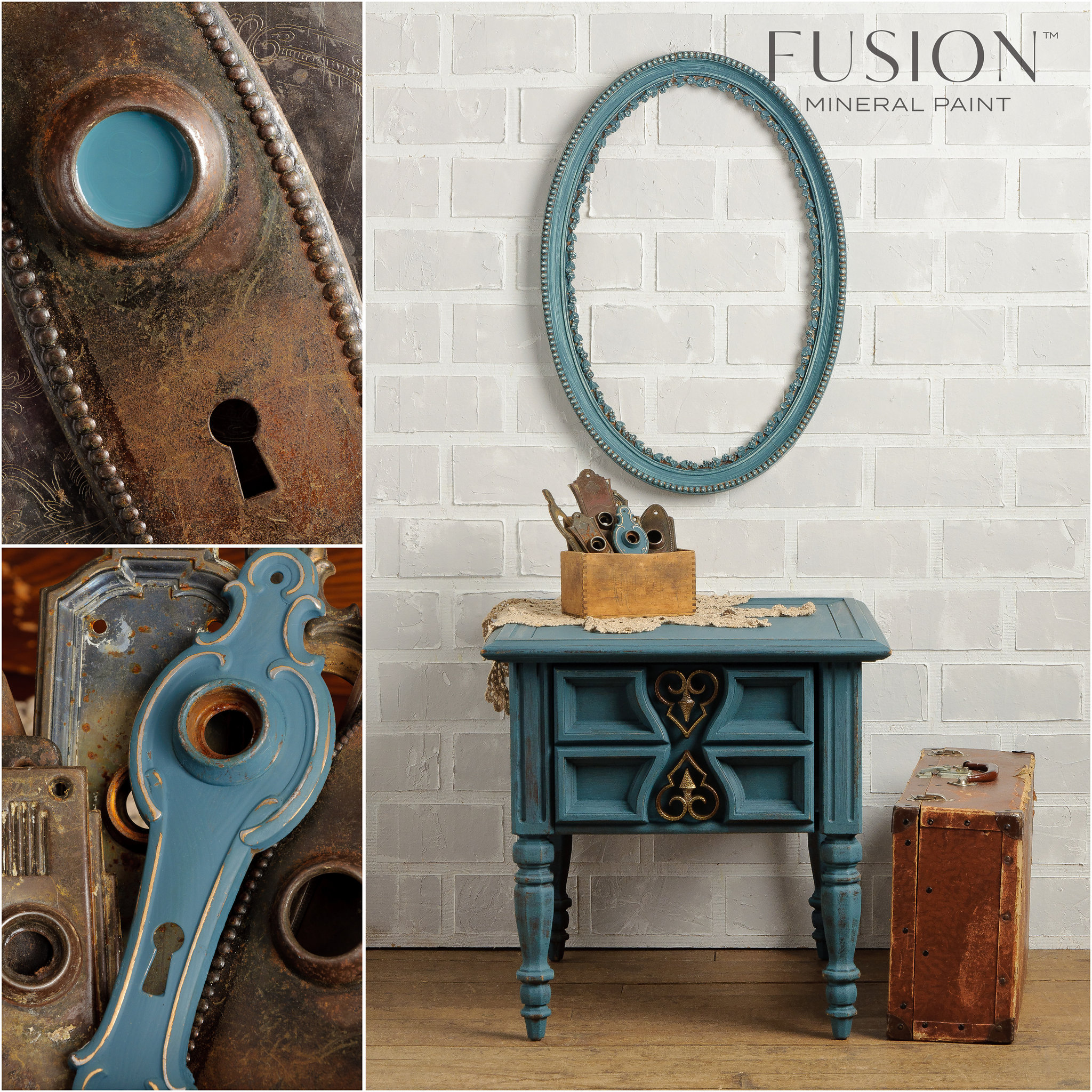 Fusion Mineral Paint Homestead Blue - 5