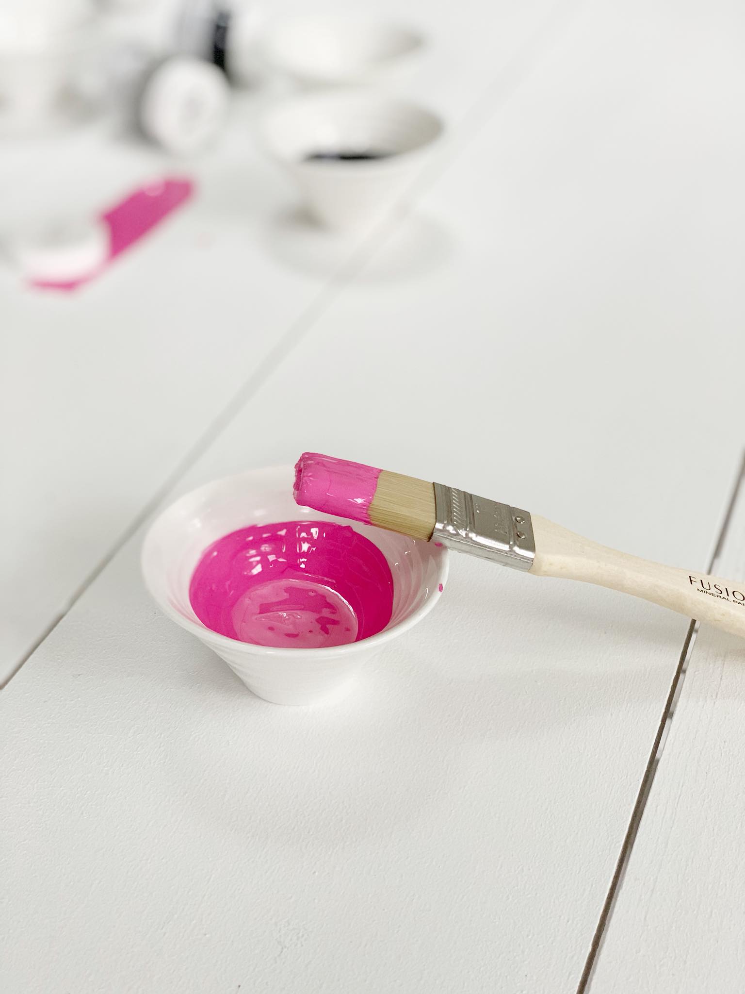 Fusion Mineral Paint CUREiously Pink  - 9