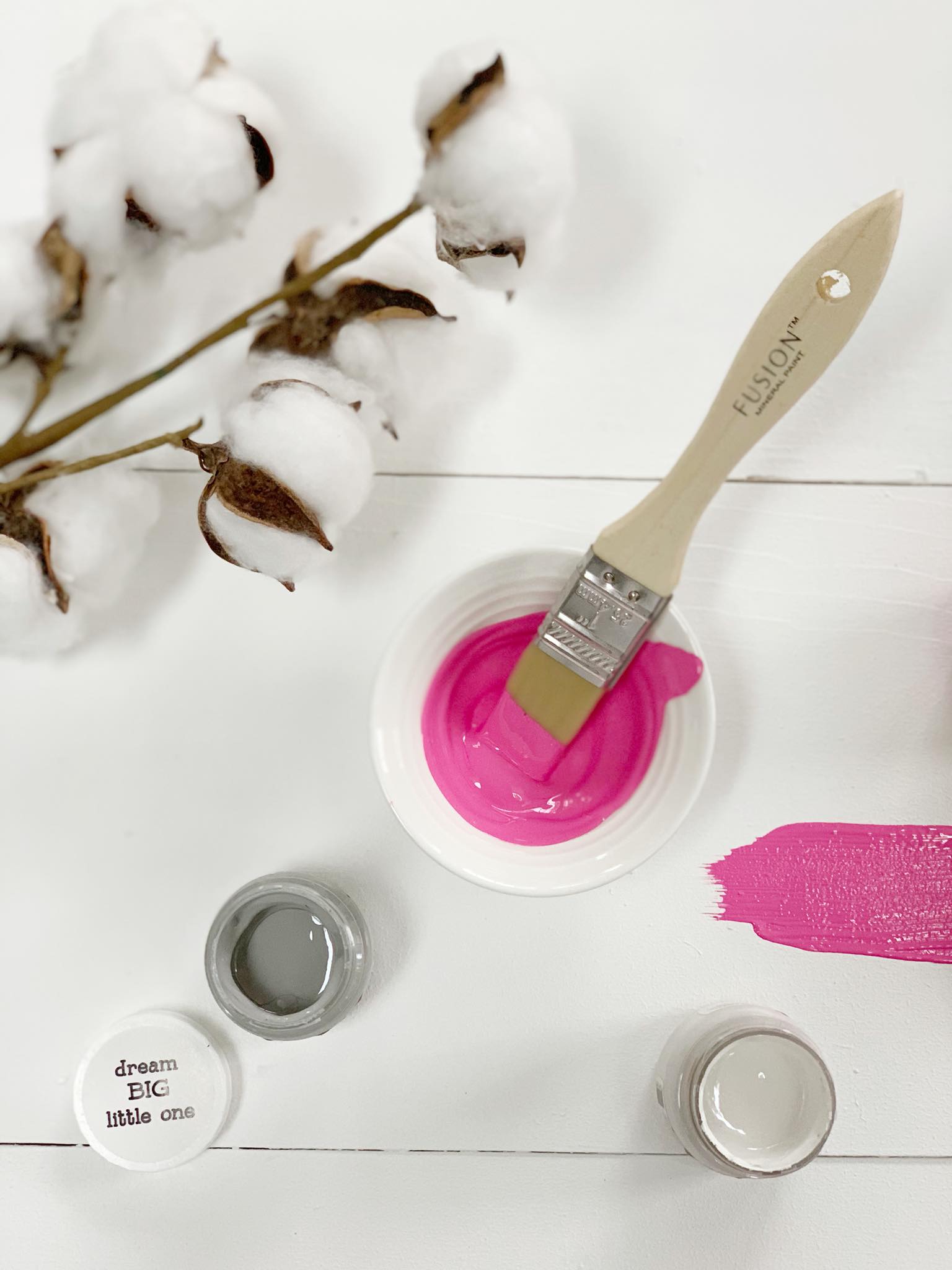 Fusion Mineral Paint CUREiously Pink  - 6