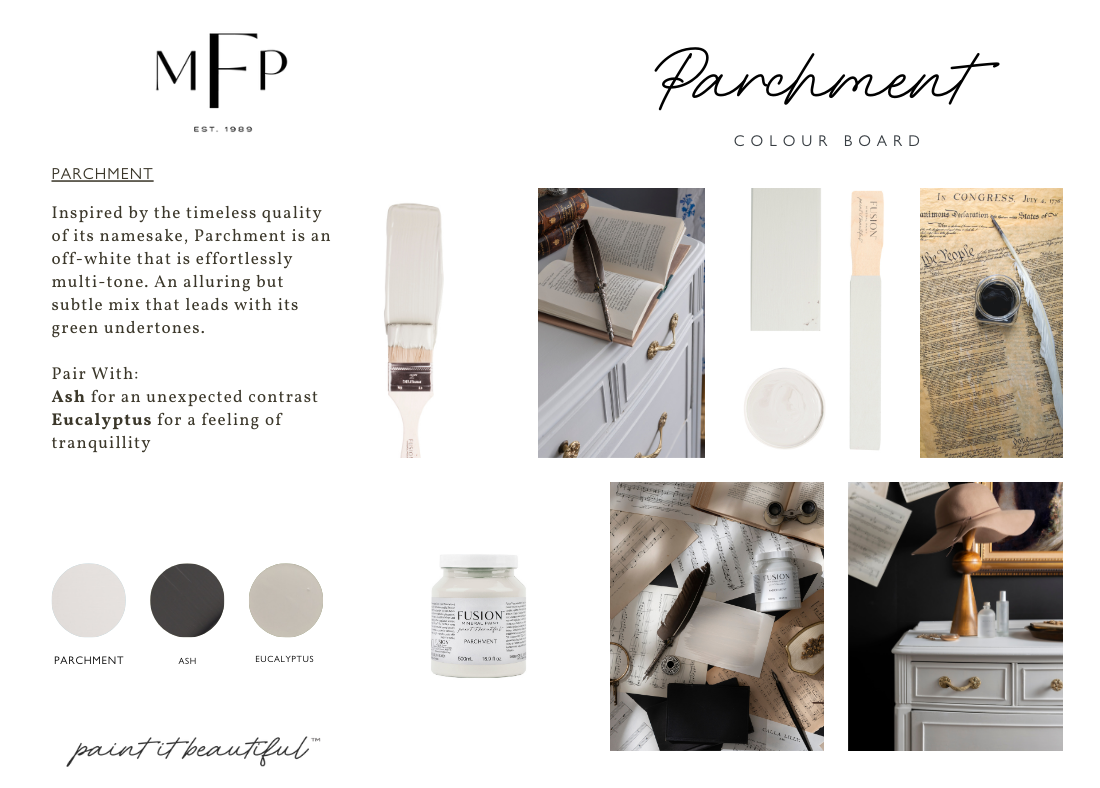 Fusion Mineral Paint Parchment - 10