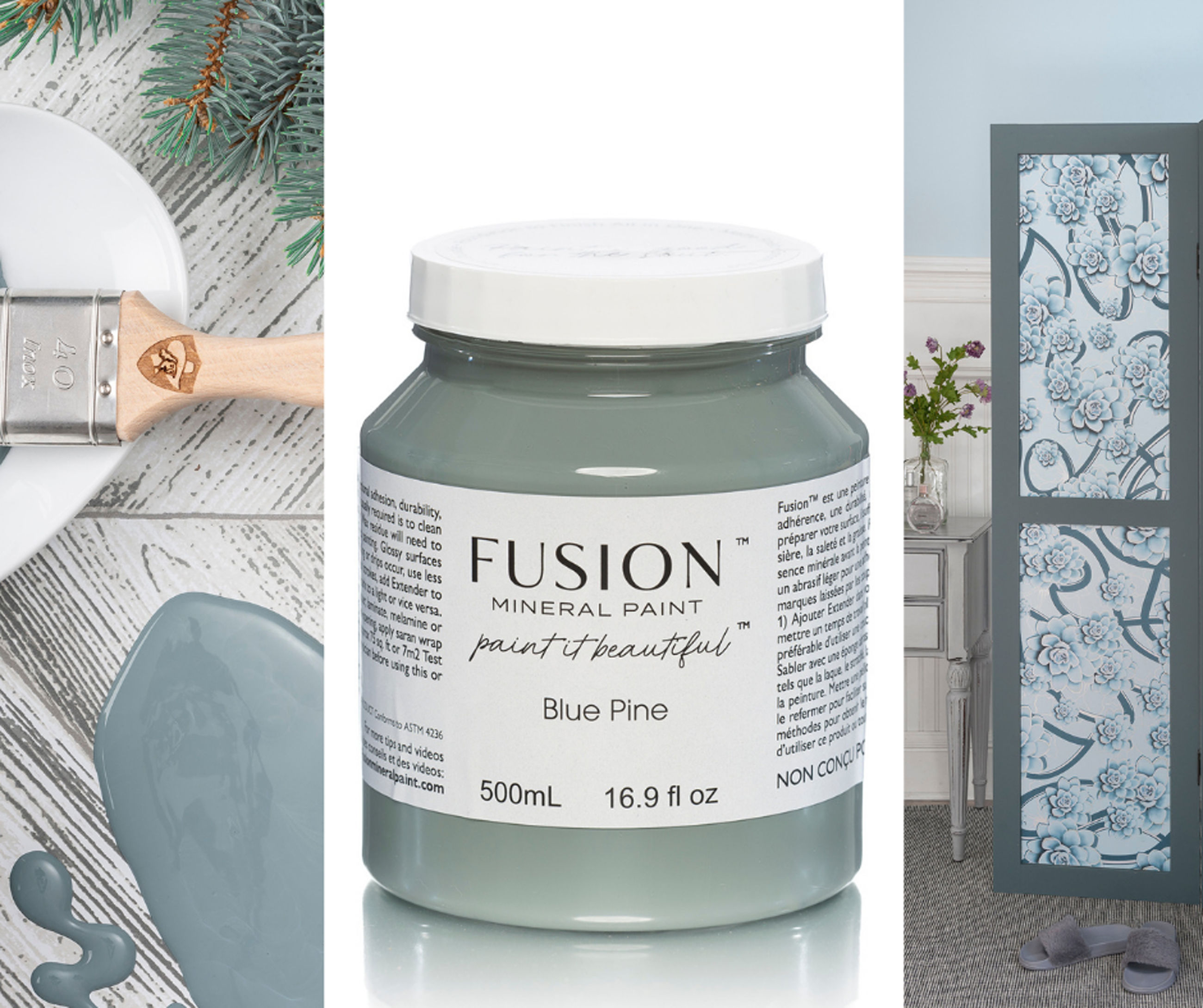 Fusion Mineral Paint Blue Pine  - 7