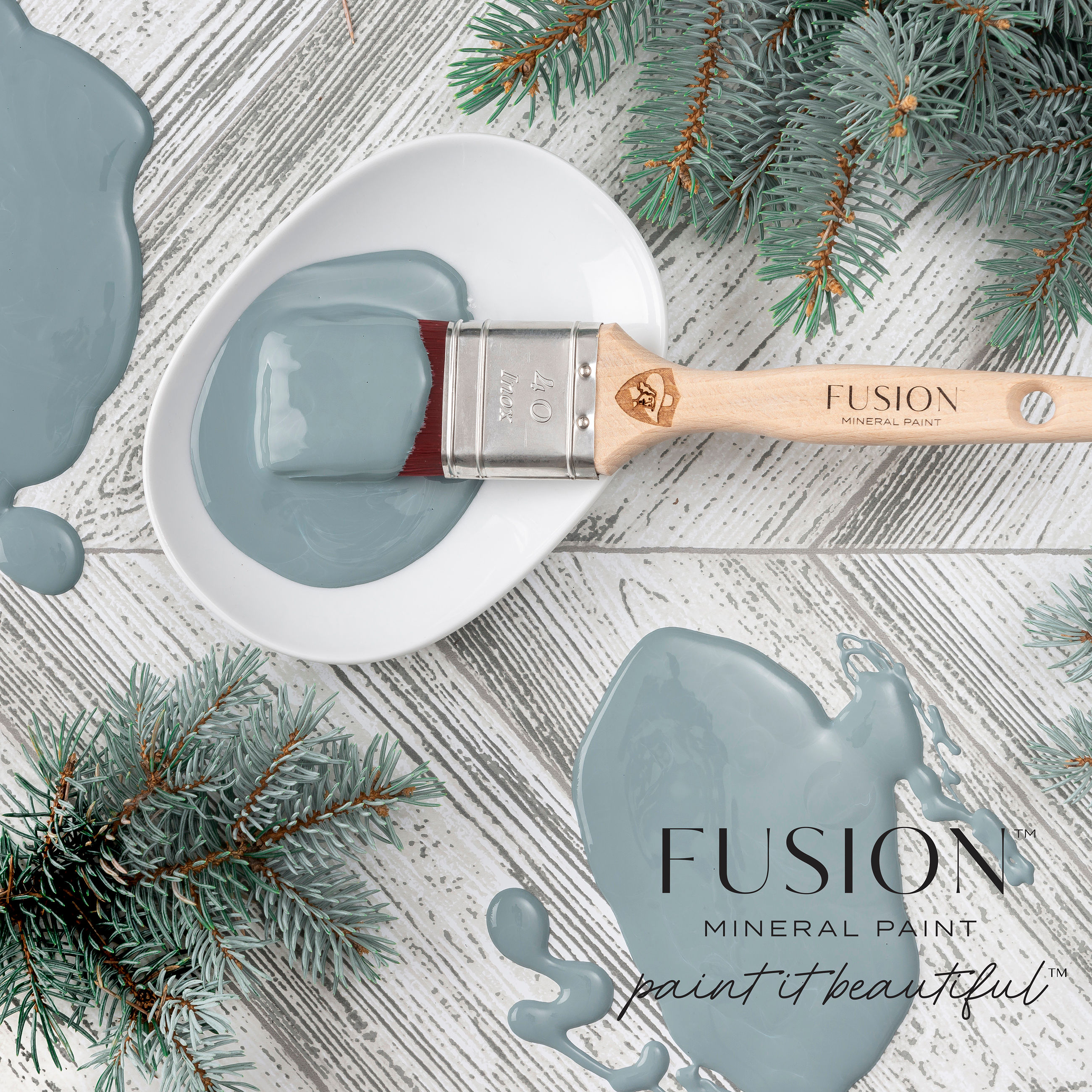 Fusion Mineral Paint Blue Pine  - 5