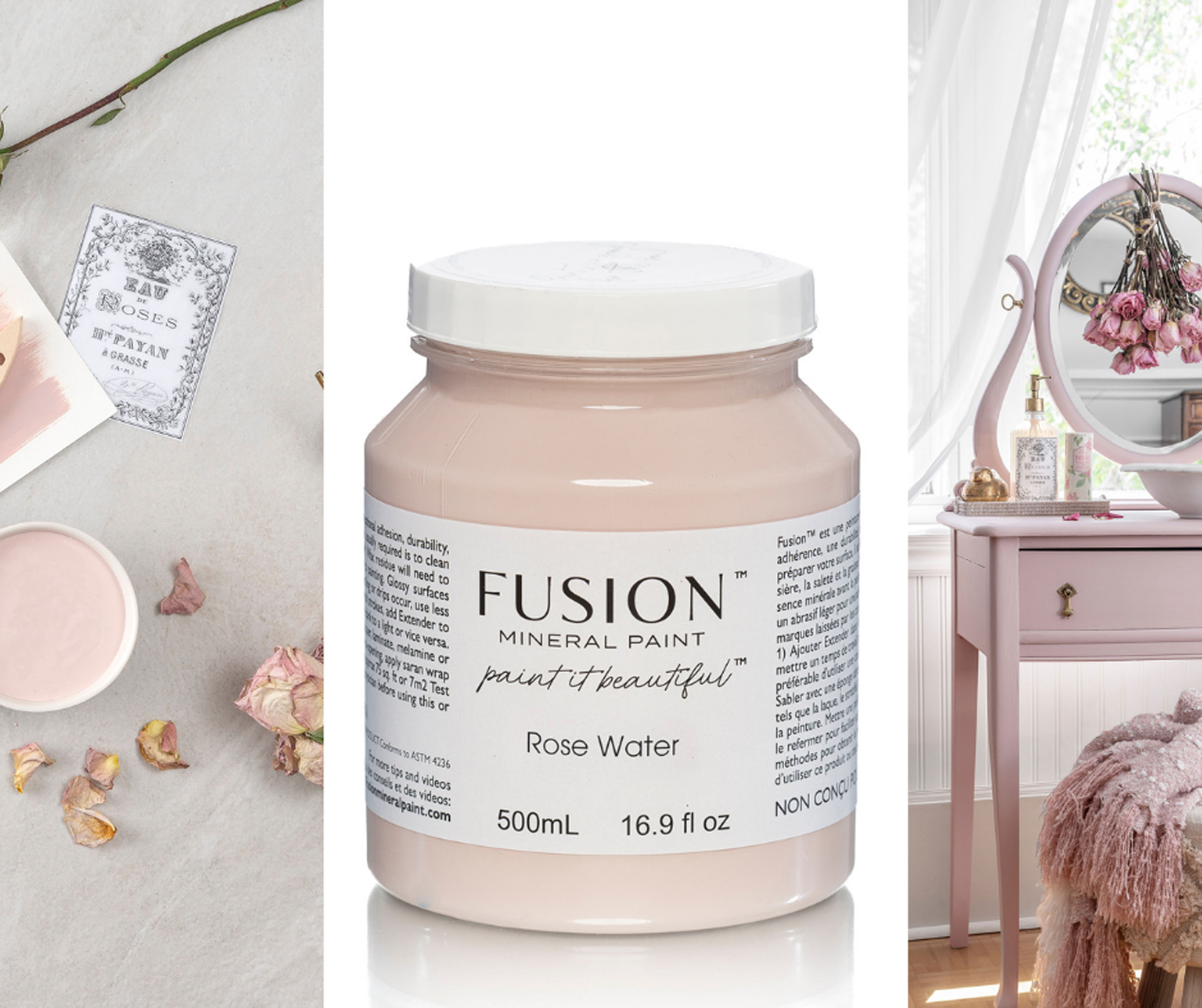 Fusion Mineral Paint Rose Water  - 12