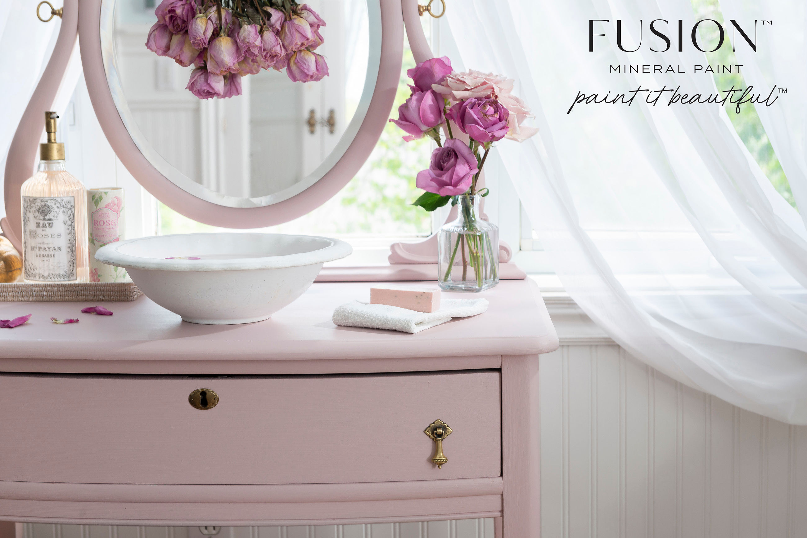 Fusion Mineral Paint Rose Water  - 6