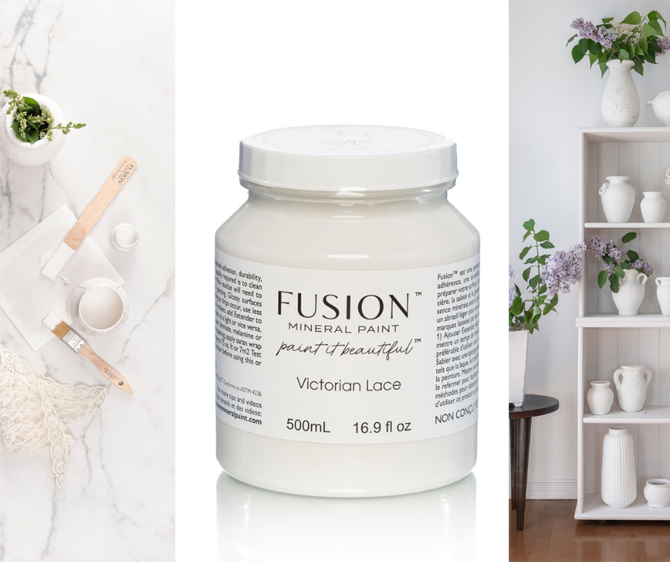 Fusion Mineral Paint Victorian Lace  - 8