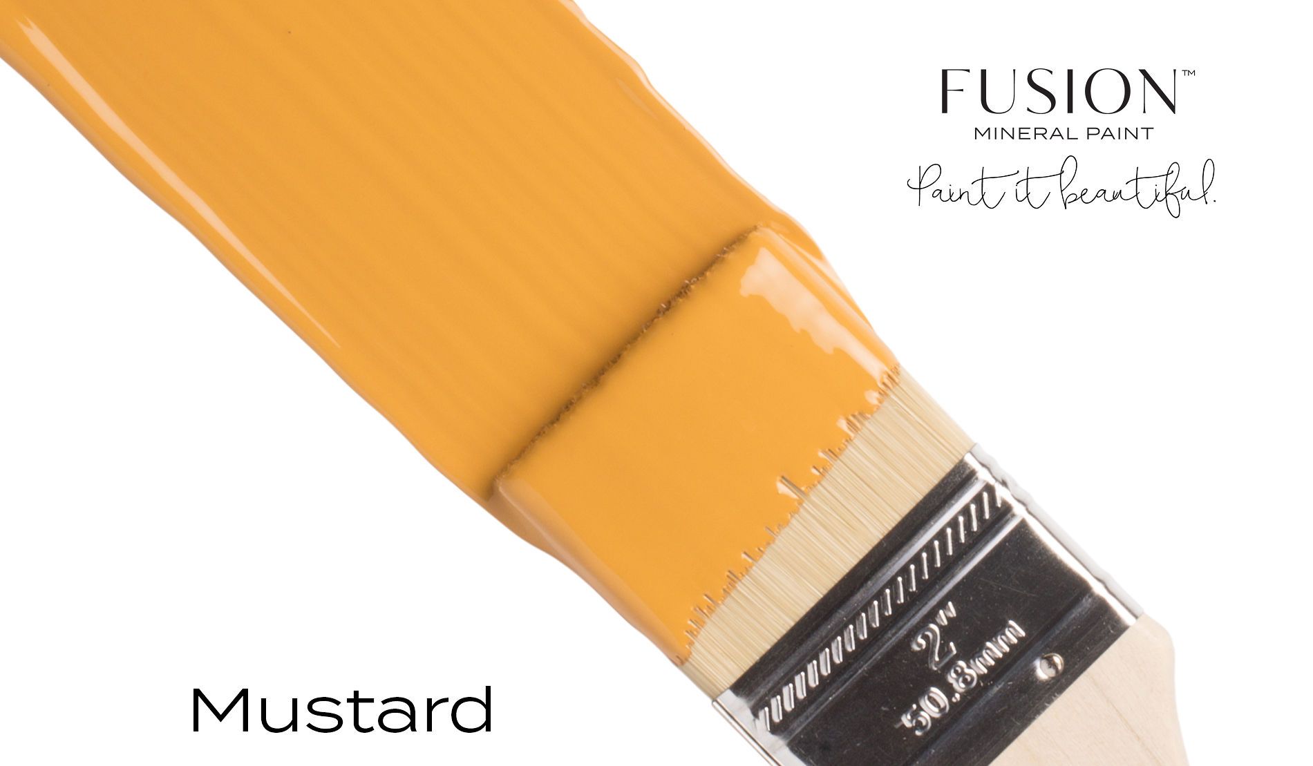 Fusion Mineral Paint Mustard  - 2