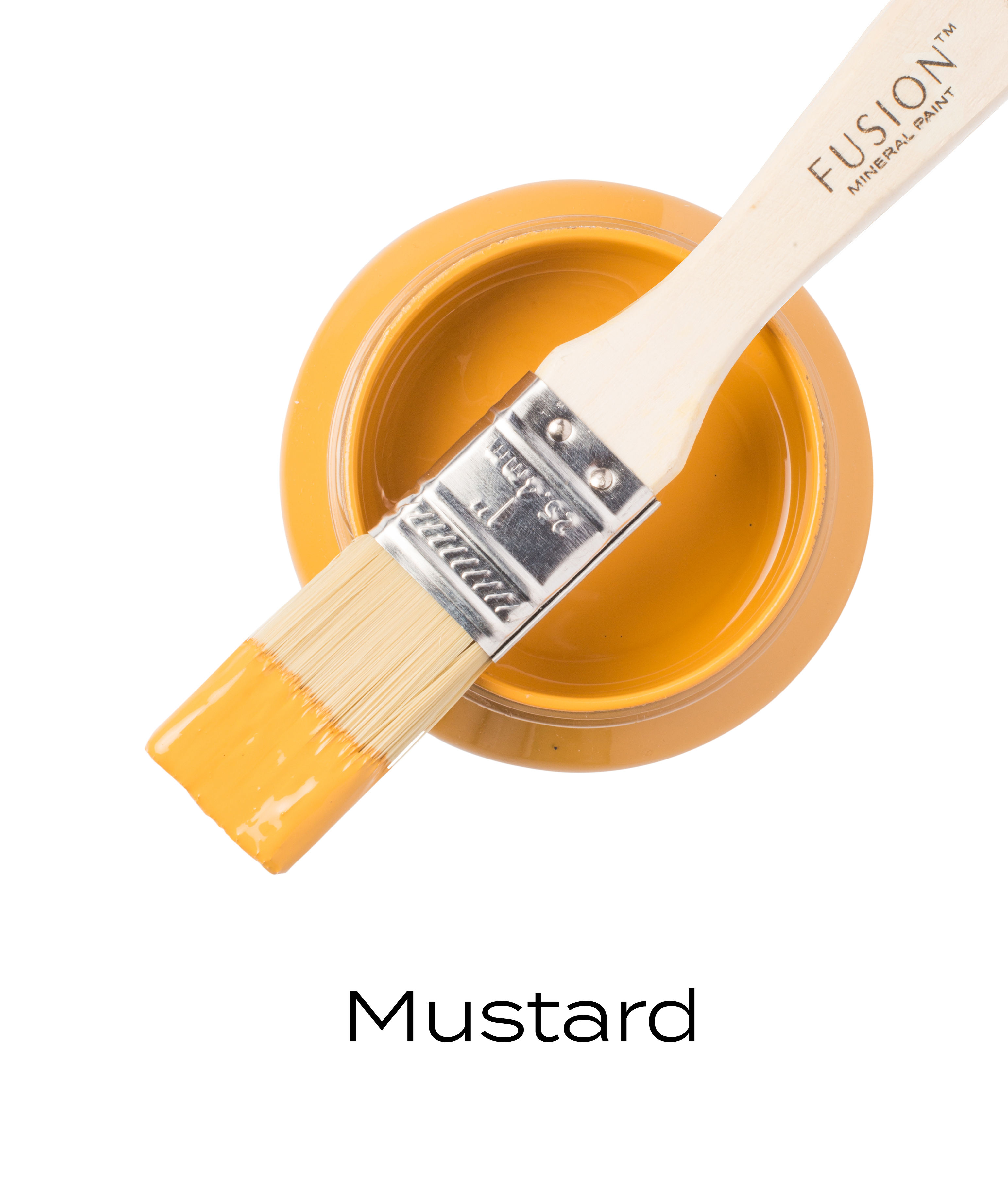 Fusion Mineral Paint Mustard  - 3