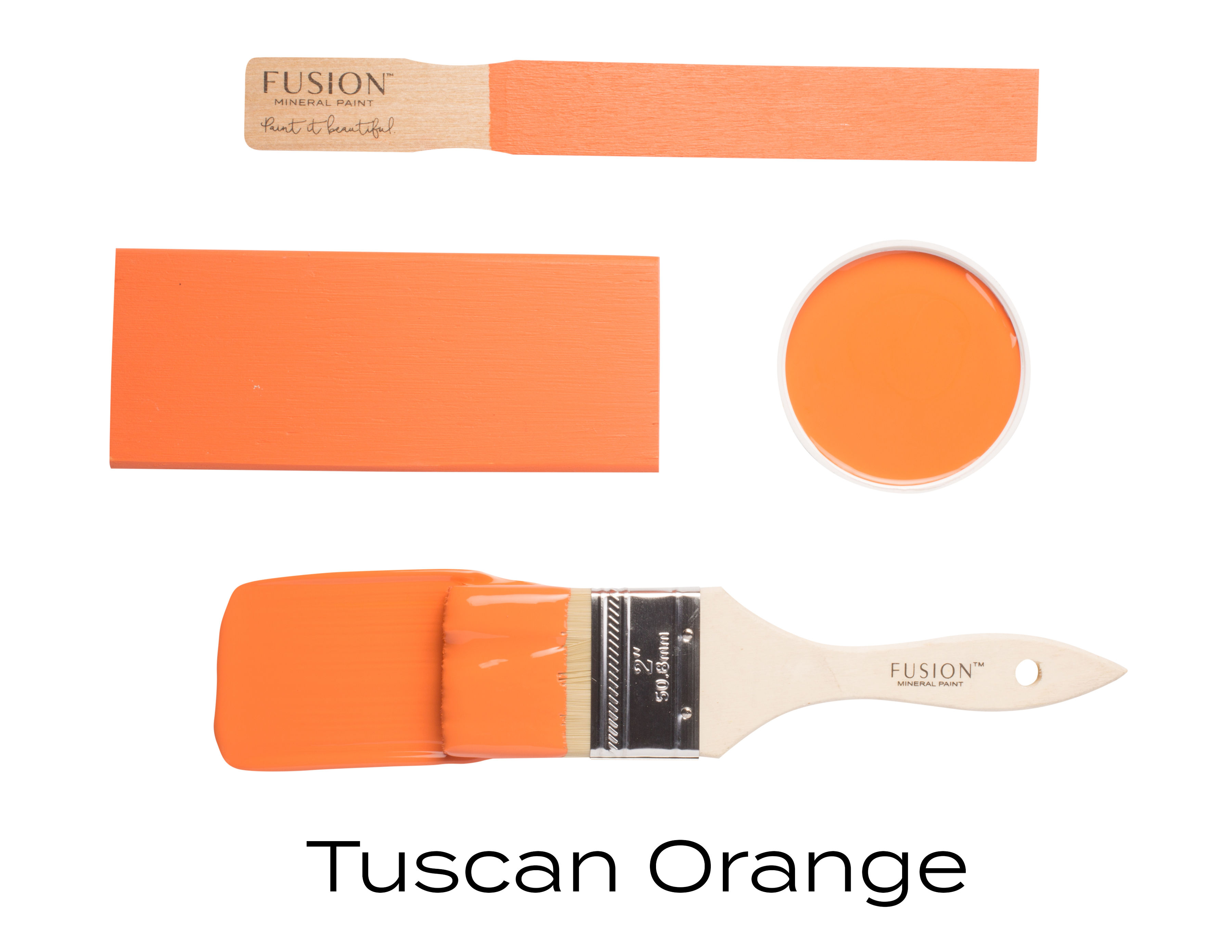 Fusion Mineral Paint Tuscan Orange - 4