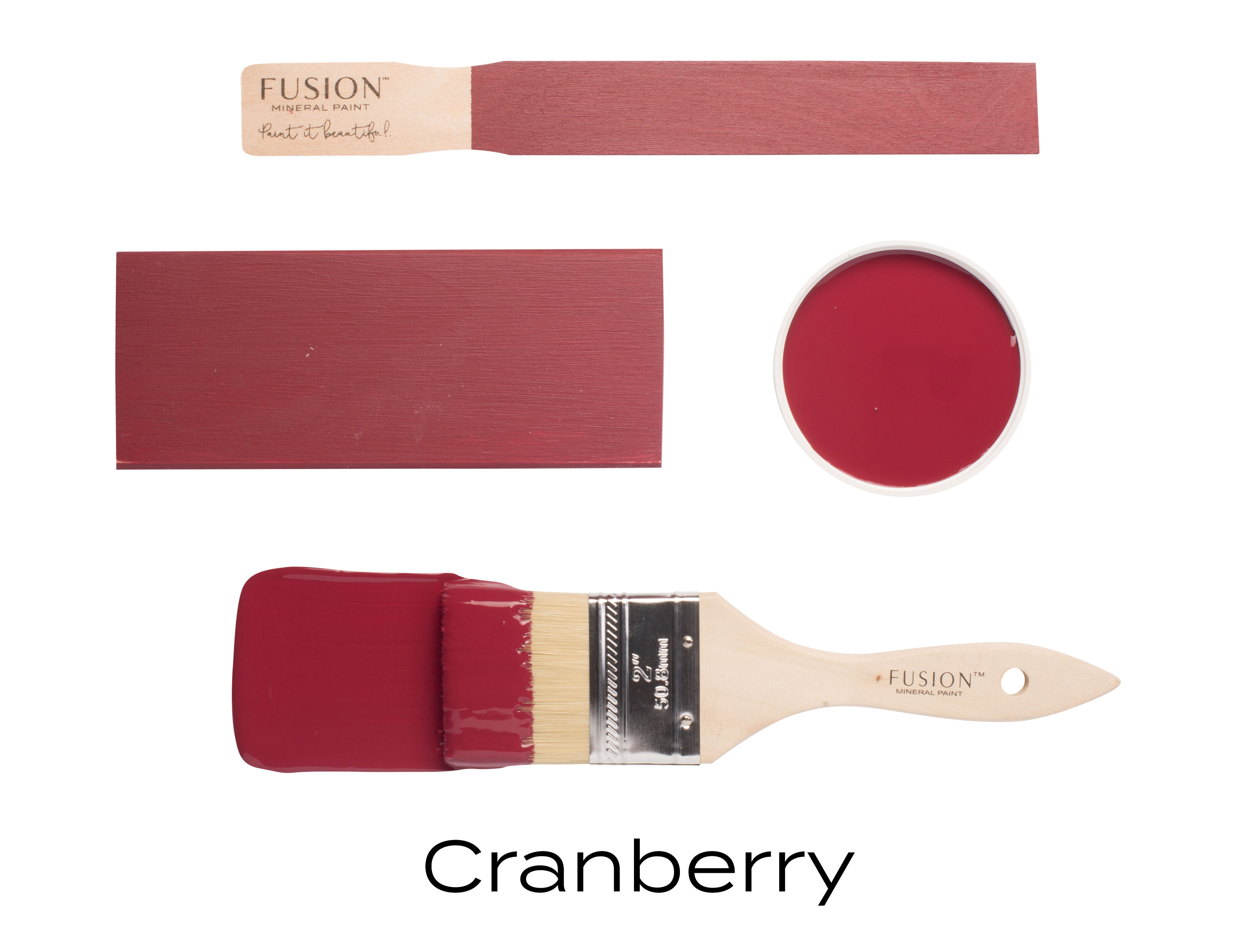 Fusion Mineral Paint Cranberry - 4
