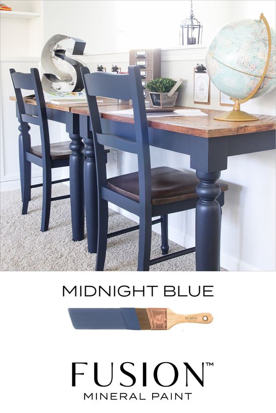 Fusion Mineral Paint Midnight Blue - 9