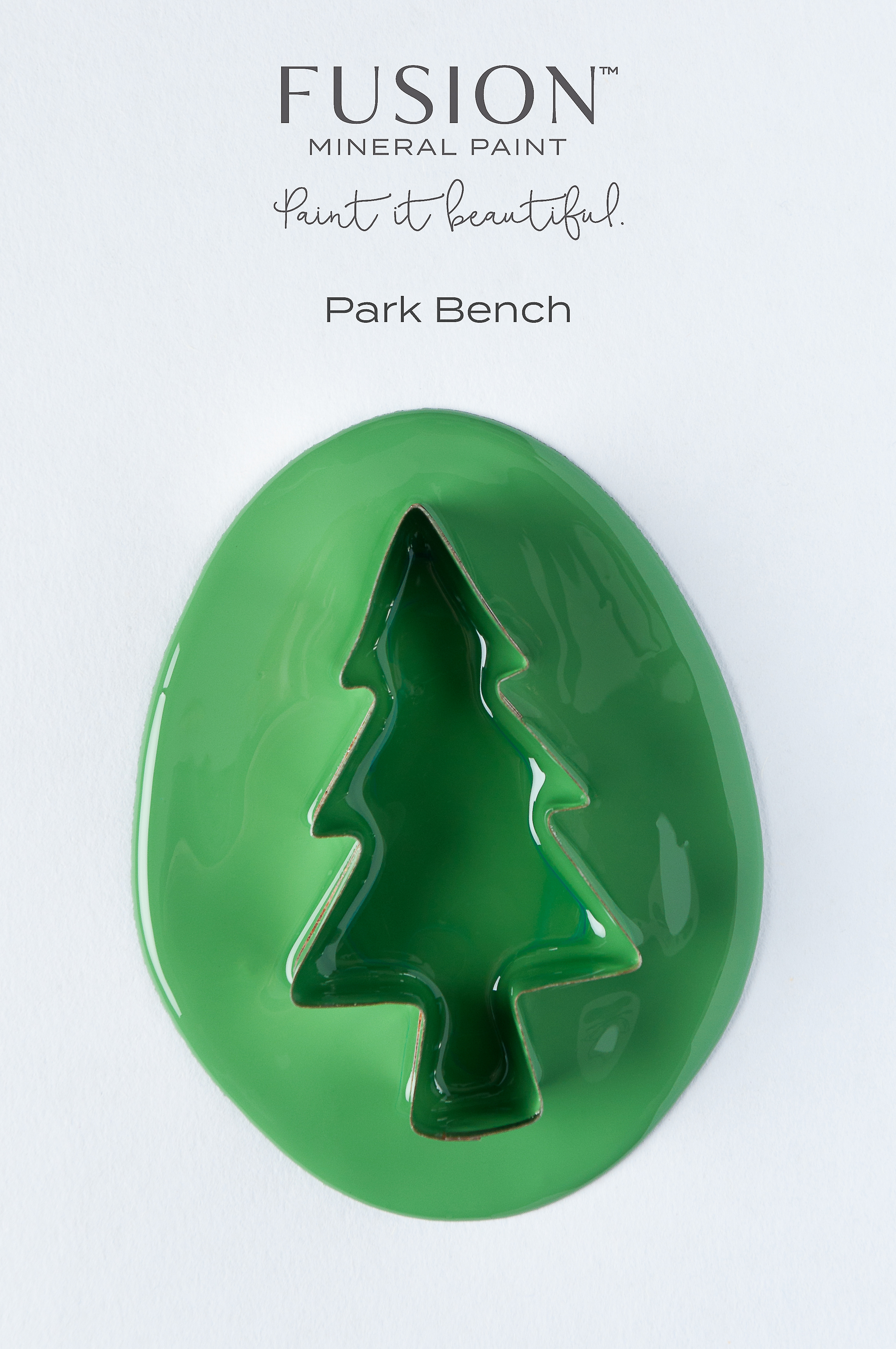 Fusion Mineral Paint Park Bench - 9