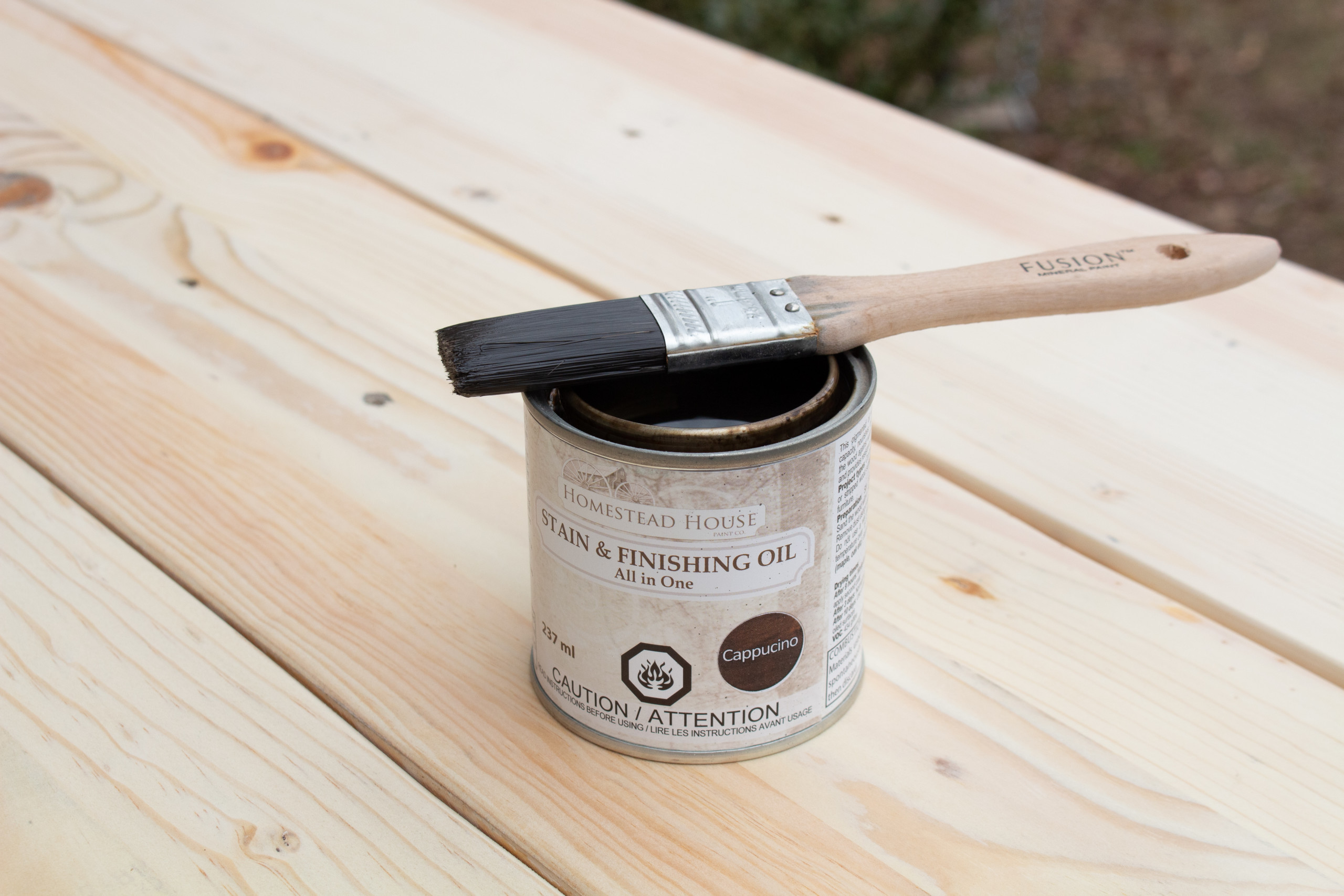 Cappuccino - Stain and Finishing Oil    - 7
