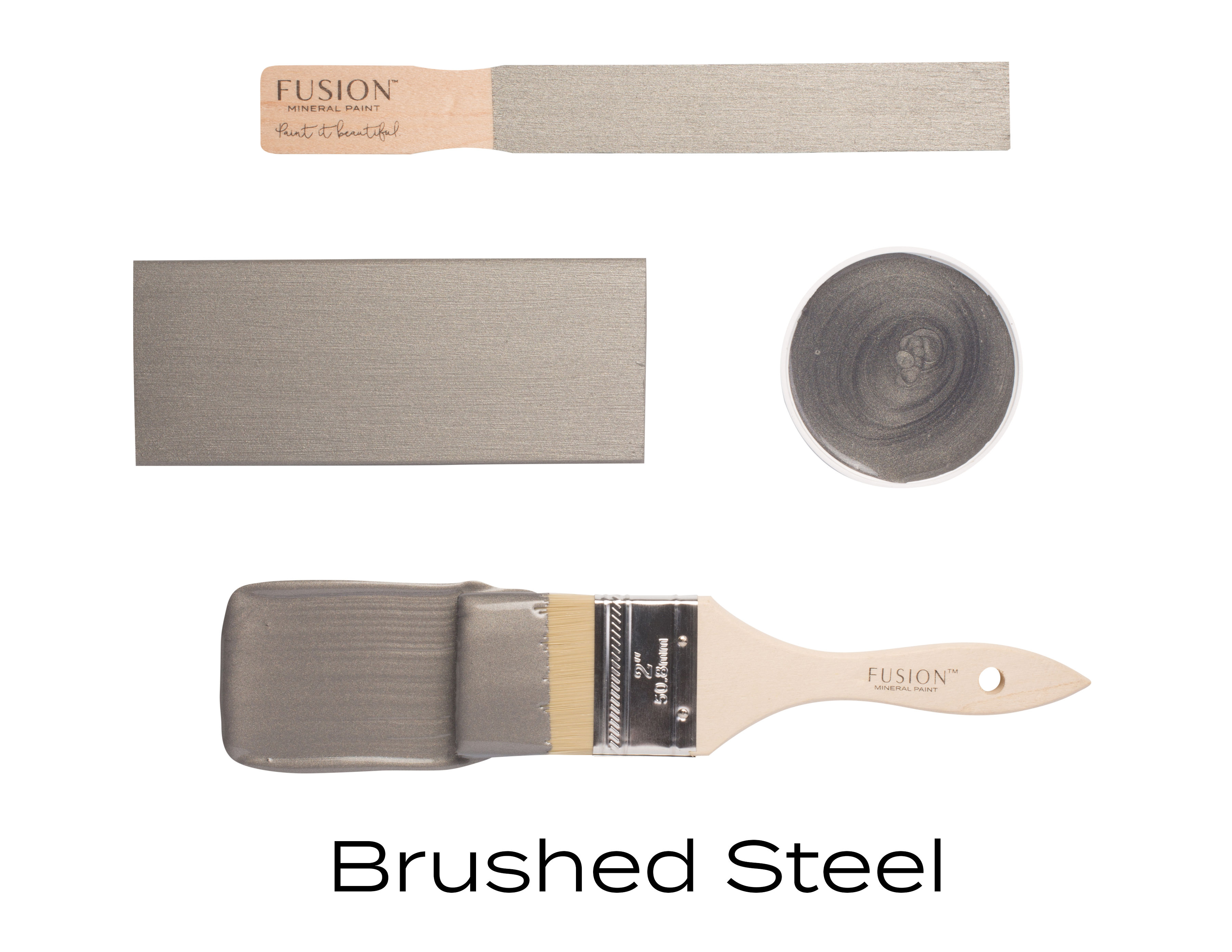 Fusion Metallic Brushed Steel (Borstad stål )  - 5