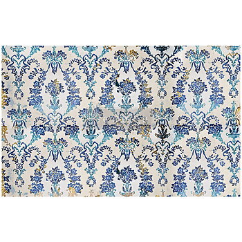 Tissue Paper  Cobalt Flourish