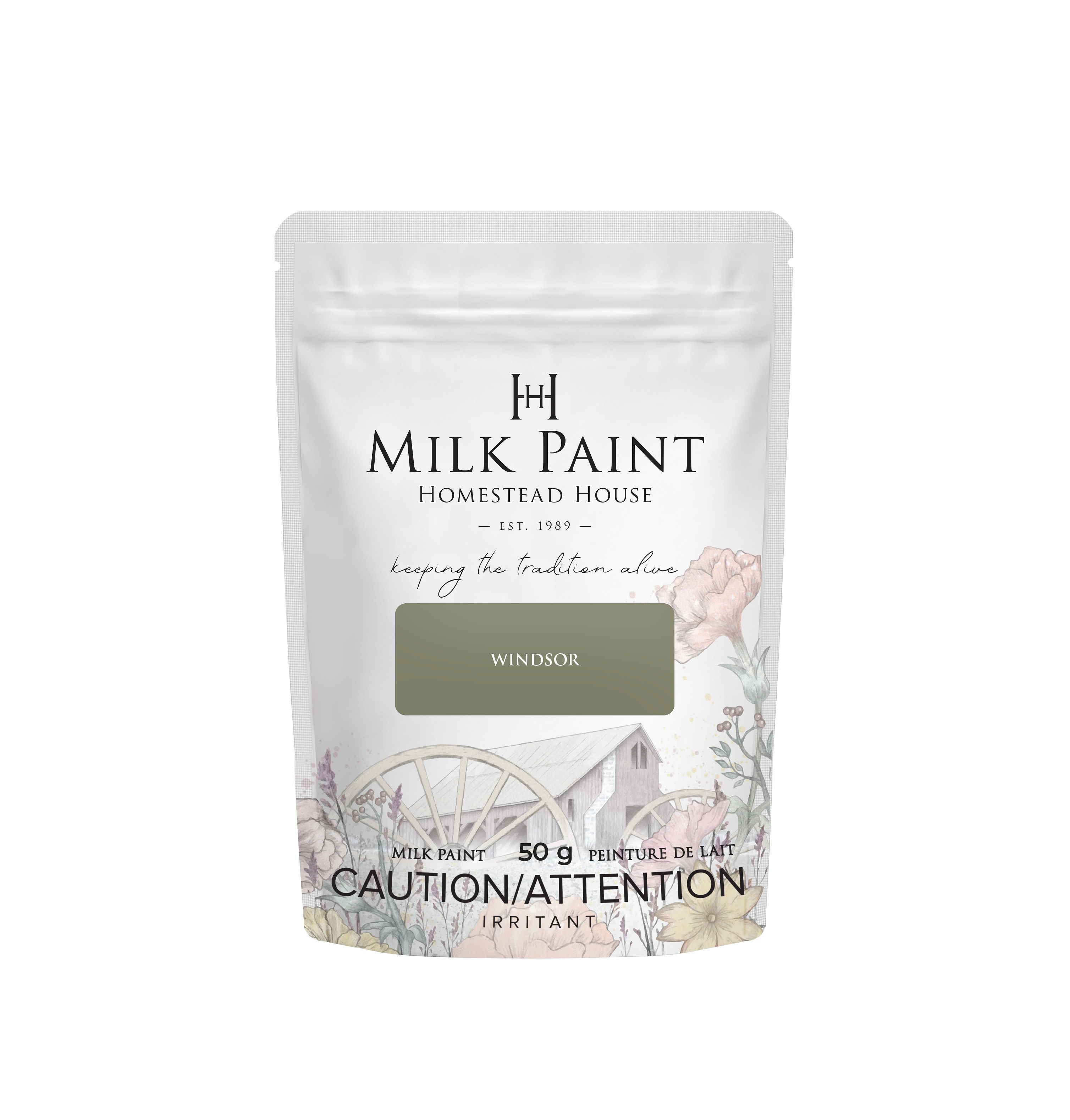 HH Milk Paint Windsor Green Provpåse 50 g  - 5