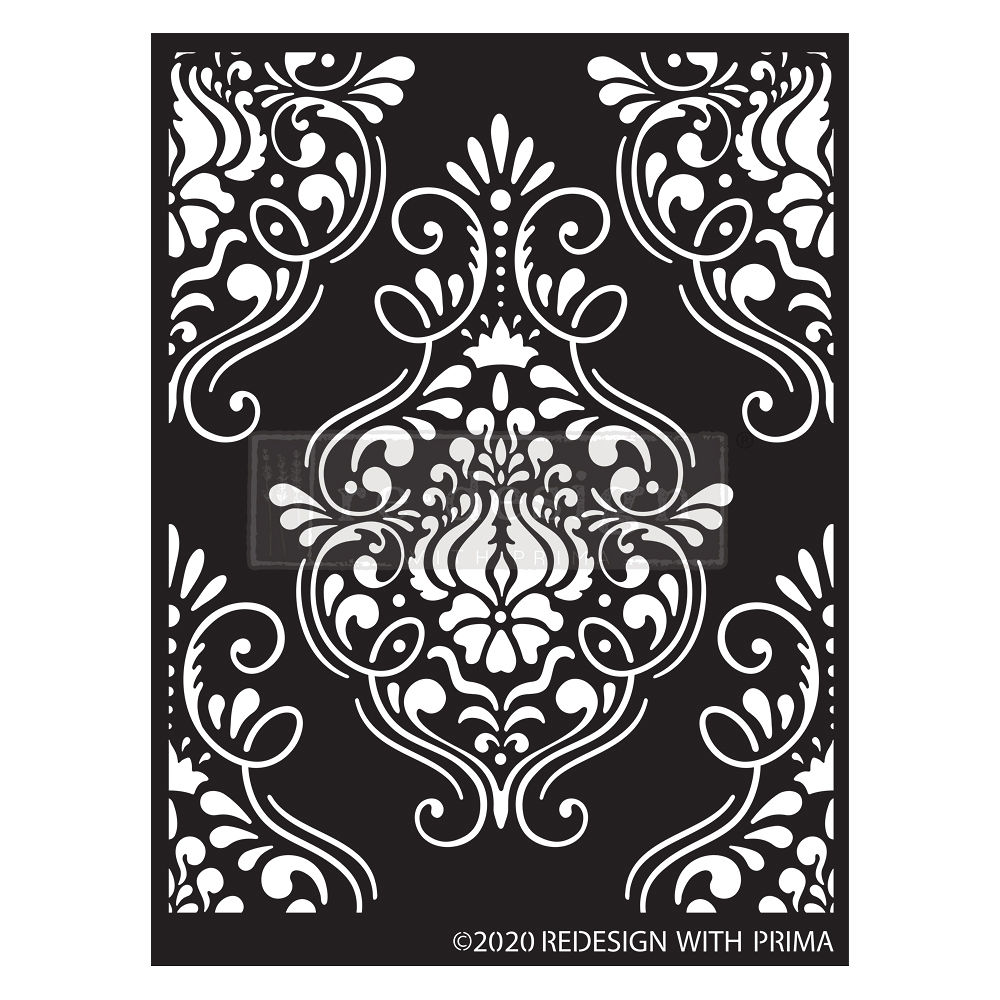 Stencil Flourish Emblem 
