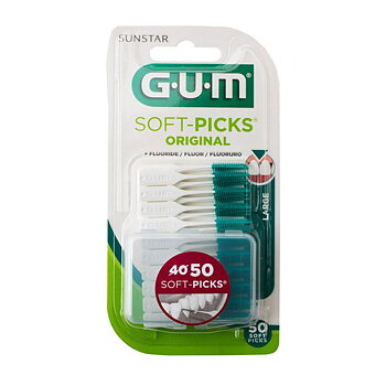 GUM Soft-pics original - Large m/ fluor, 50 stk