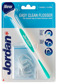 Jordan Clinic Easy Clean Flosser startsett
